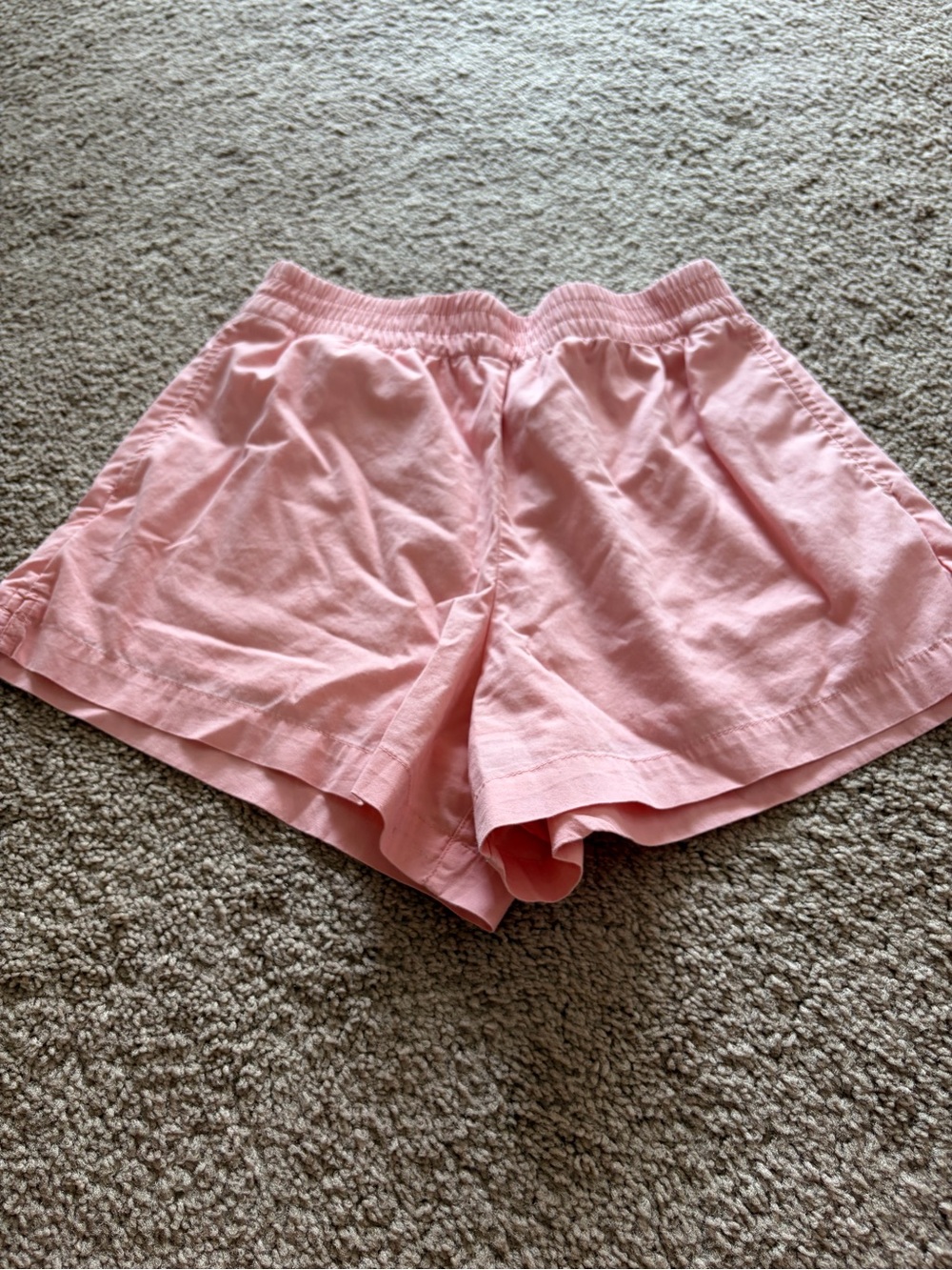 Abercrombie Women's Elastic-Waist Pink Casual Shorts
